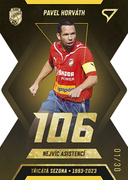 Pavel Horvath Viktoria Plzen SportZoo FORTUNA:LIGA 2022/23 2. serie Tricata Sezona F:L /30 #TS-19